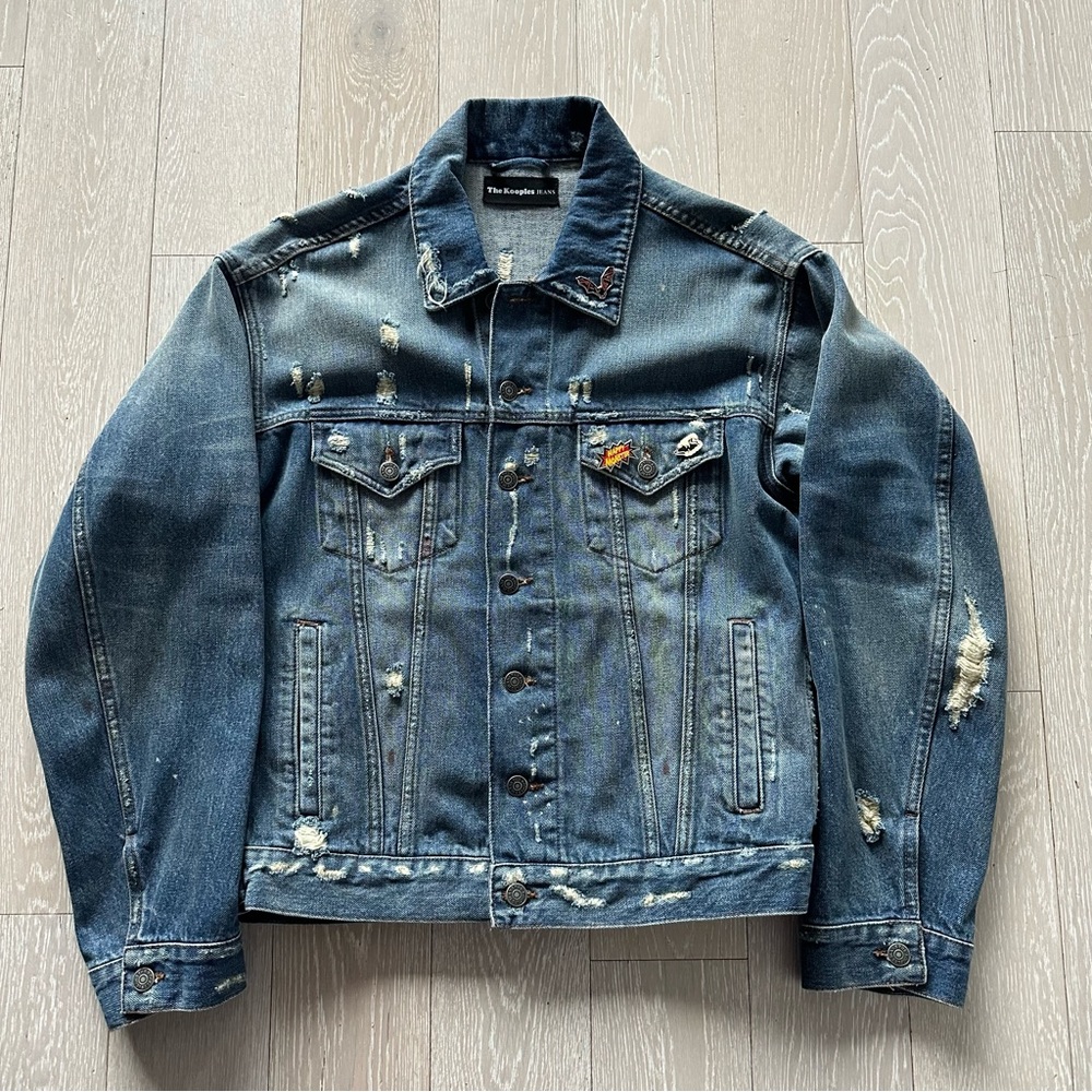 THE KOOPLES Oversize Denim Jean Jacket
